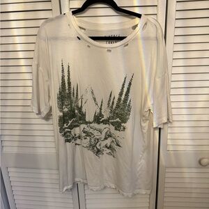 Vintage White Distressed T-Shirt